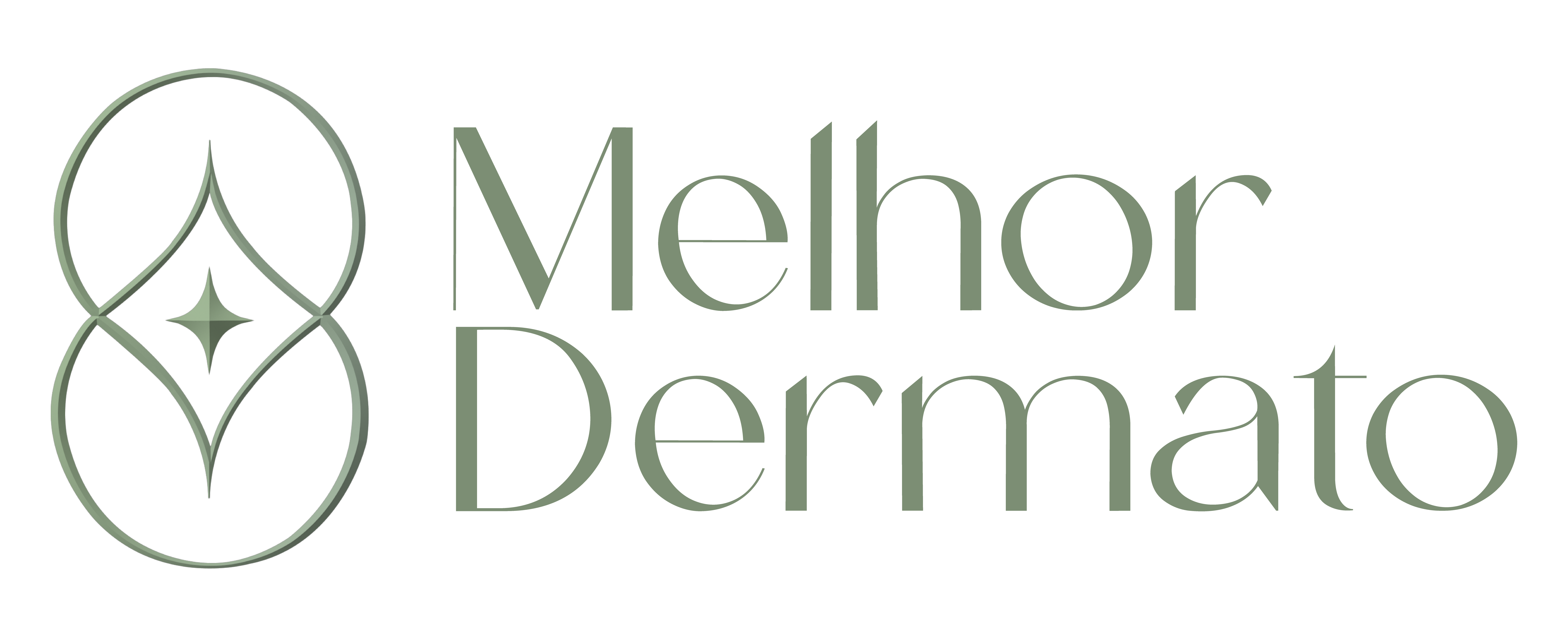 Logo Melhor Dermato — Sage Green